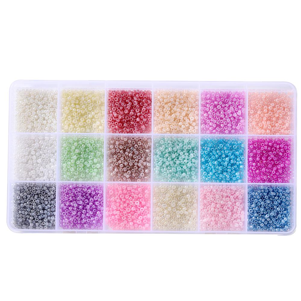 1200Pcs/Lot 20g 2mm Charm Czech Glass Seed Beads DIY Bracelet Necklace Spacer Beads For Jewelry Making DIY Earring Necklace