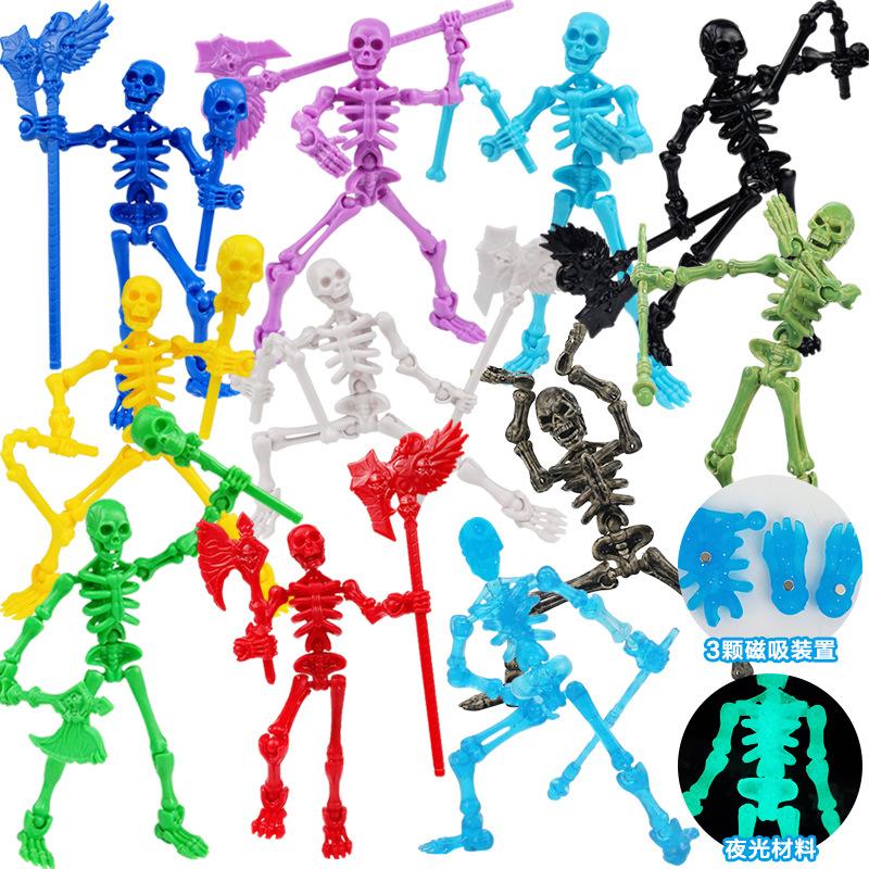 3D-Druck Skelettmann Mehrgelenkig Beweglich Verformbar Schaufensterpuppe DIY Montage Kreatives Ornament Actionfiguren Mit Zubehör