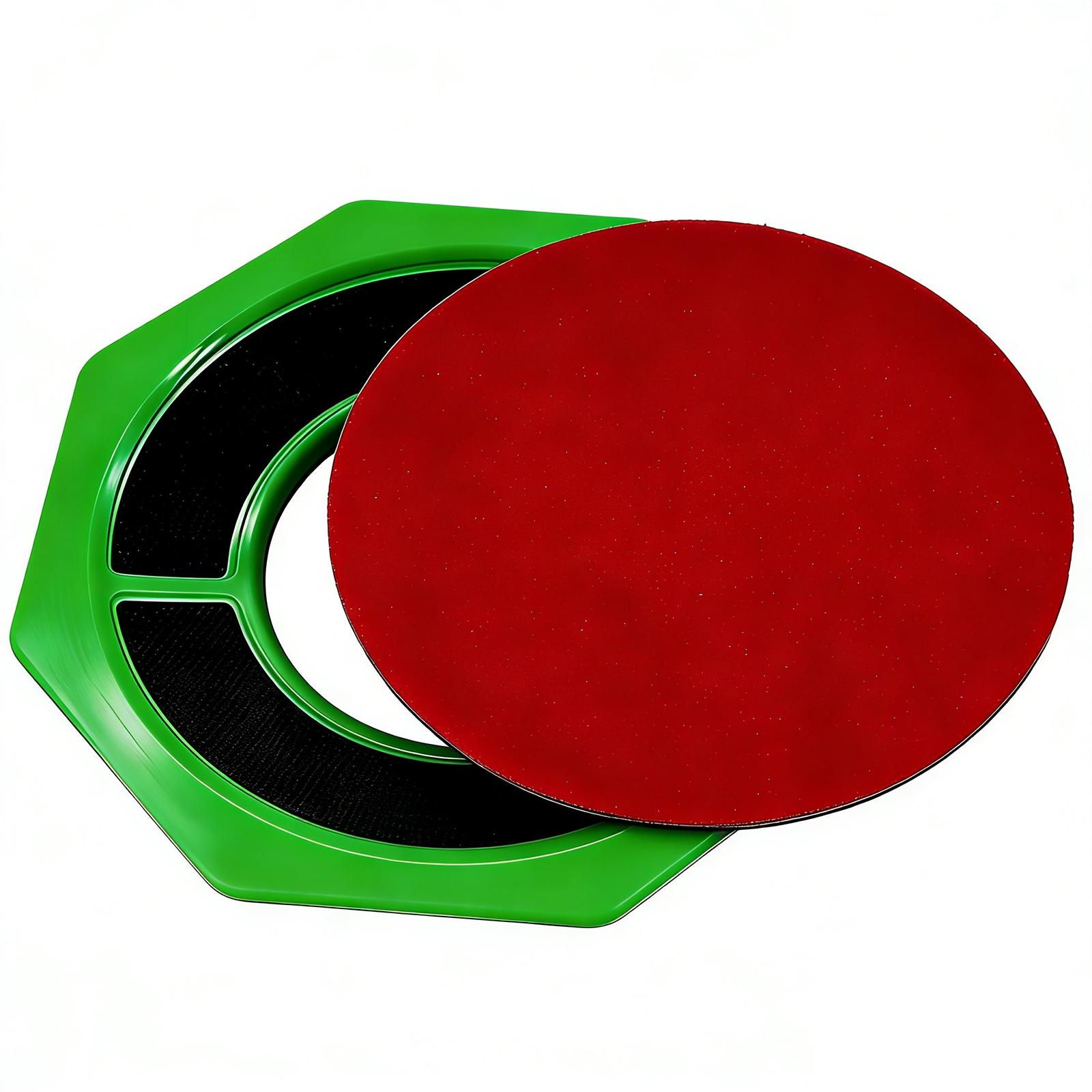 

Bowling Ball Holder Reusable Universal Sanding Pad Holder Surface Maintenance Fixing Tool Compatible with All Bowling Balls зелёный