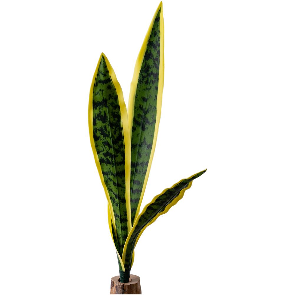 

Fake Green Plants PVC Snake Plant Multi-Leaf Composition зелений