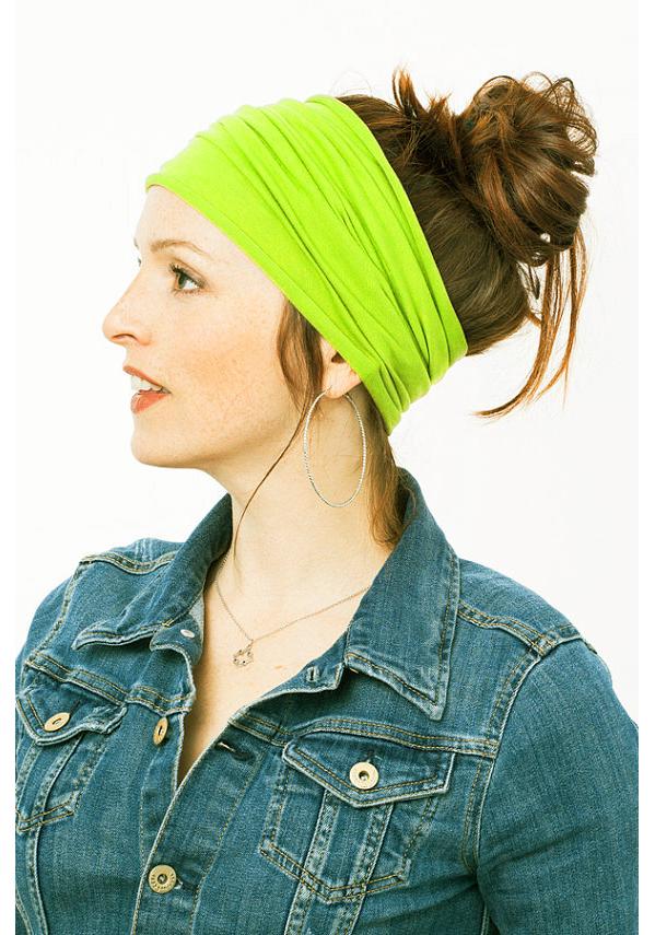 Fascia e Scaldacollo Monocolore Versatili: Fascia per Yoga e Sciarpa Assorbi-Sudore.
