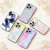 Laser Style Phone Case For iPhone 17,16,15,14,13,12,11 Plus,Pro Max,XS,Soft Silicone Black Cover