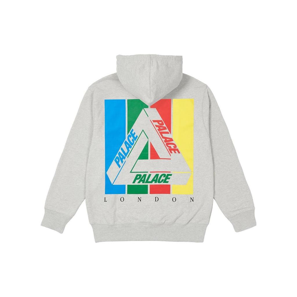 Palace Tri-Emb Hood Grey Marl Men Tops P22HD106