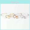 Fashion Knot Bracelet Women Simple Chain Bracelets Letter Accessory Jewelry