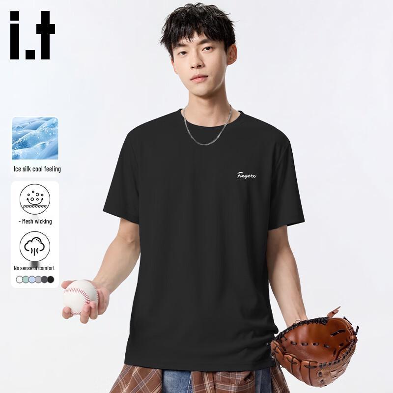 Fingercroxx Men s Ice Silk Quick-Dry T-Shirt L