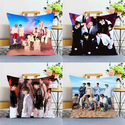 1PC KPOP S-Stray K-Kids Pillow Case Square  Bedroom Sofa Leisure Comfort Cushion Car Home Decoration Pillowcase 40x40