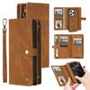 iPhone 16/15 Magnetic Leather Wallet Phone Case Cover
