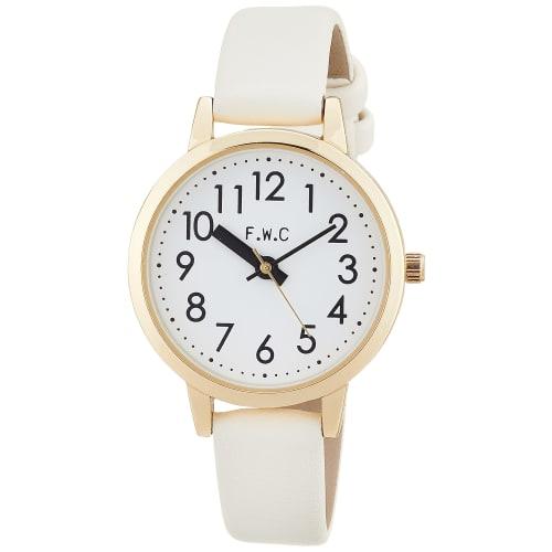 

Fieldwork Analog Master MKL2301-1 Women s Watch with Leather Strap, White