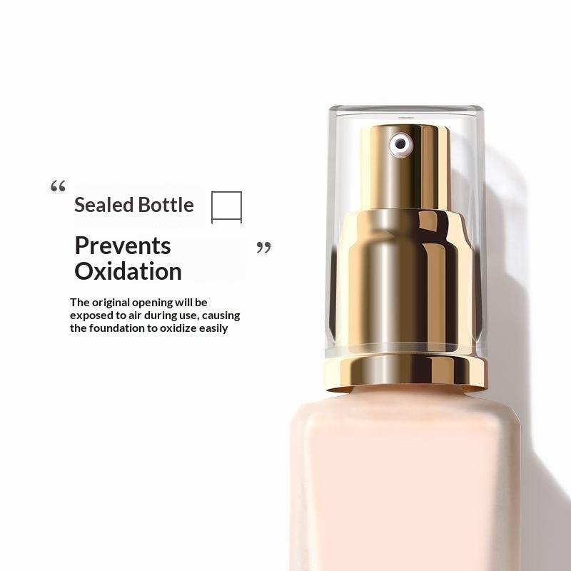 Liquid Foundation Bottle Vacuum Pump Head Replacement Spill-proof Press Nozzle Portable for Travel Daily Makeup Use
