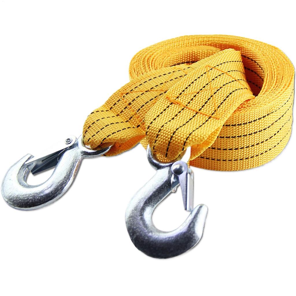 Automotive Tow Rope - Tow Cable for Trucks, Yellow Vehicles, Cars | Nylon Recovery