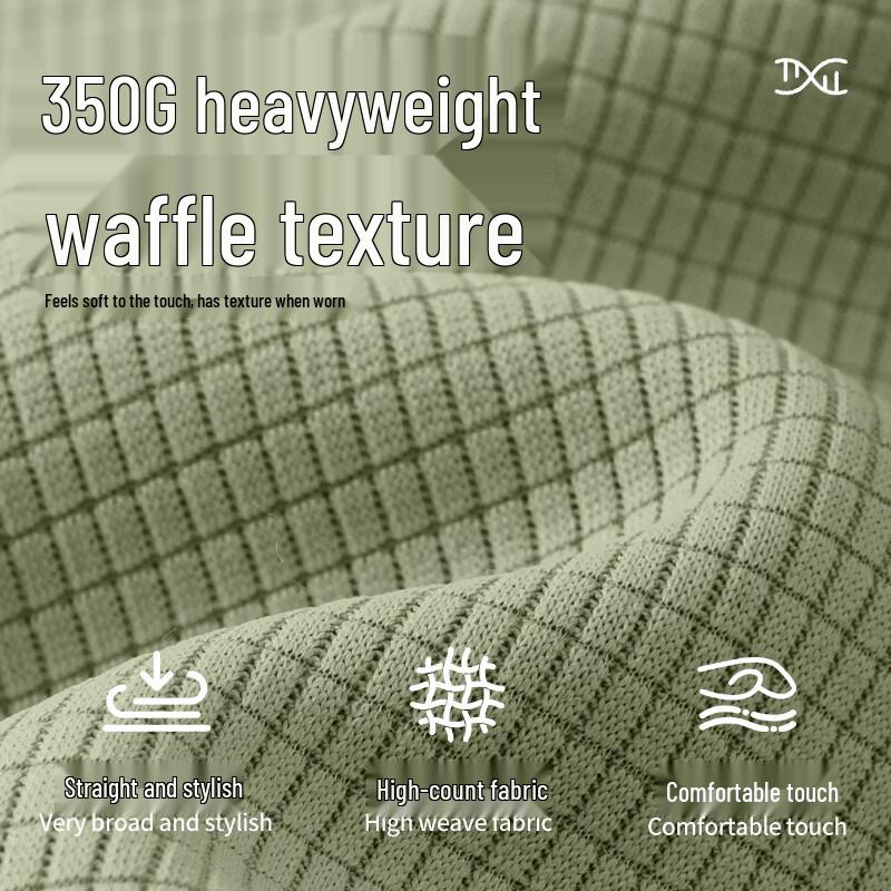 MINISO Men's Fleece-Lined Crew Neck Long Sleeve T-Shirt