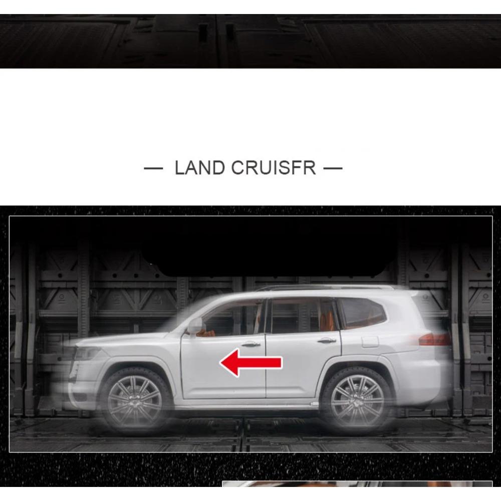 1/24 Toyota LAND CRUISER LC300 Alloy Car Model Diecast Metal Toy Off-road Vehicle Car Model Simulation Gift