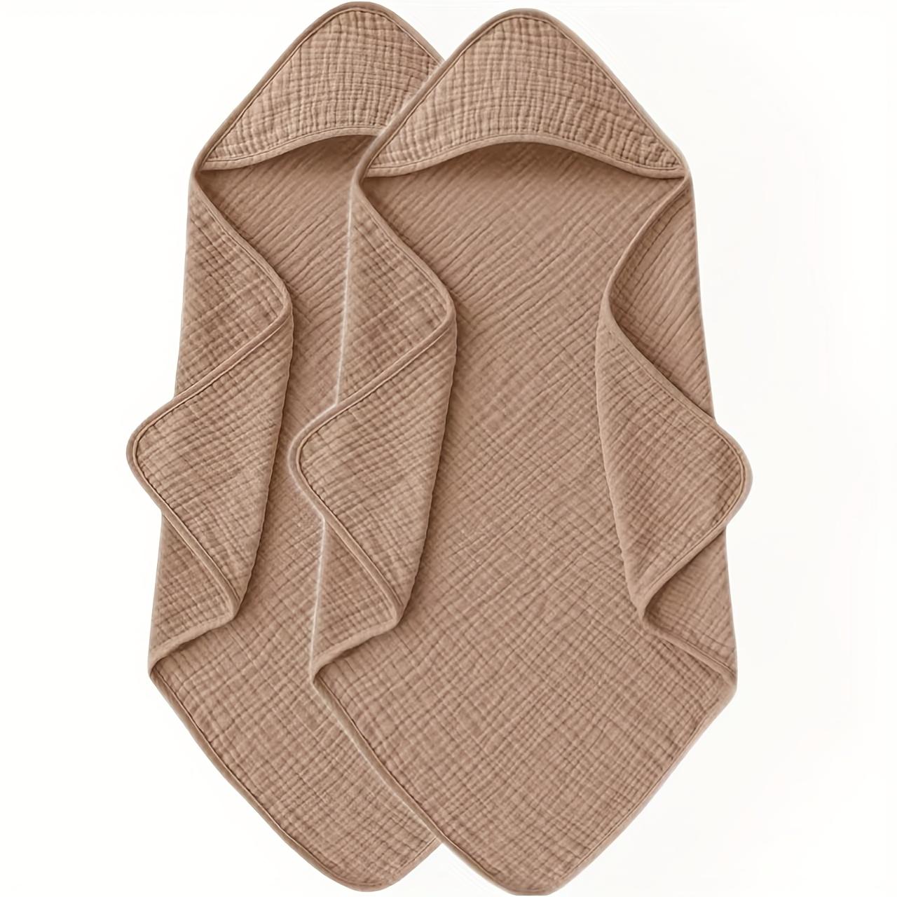 

Unisex Cute Design Hooded Towel Set (2pcs) 76.2x76.2cmBaby Swaddling Clothes Ultra Soft Warm & Highly Absorbent Bath Towels