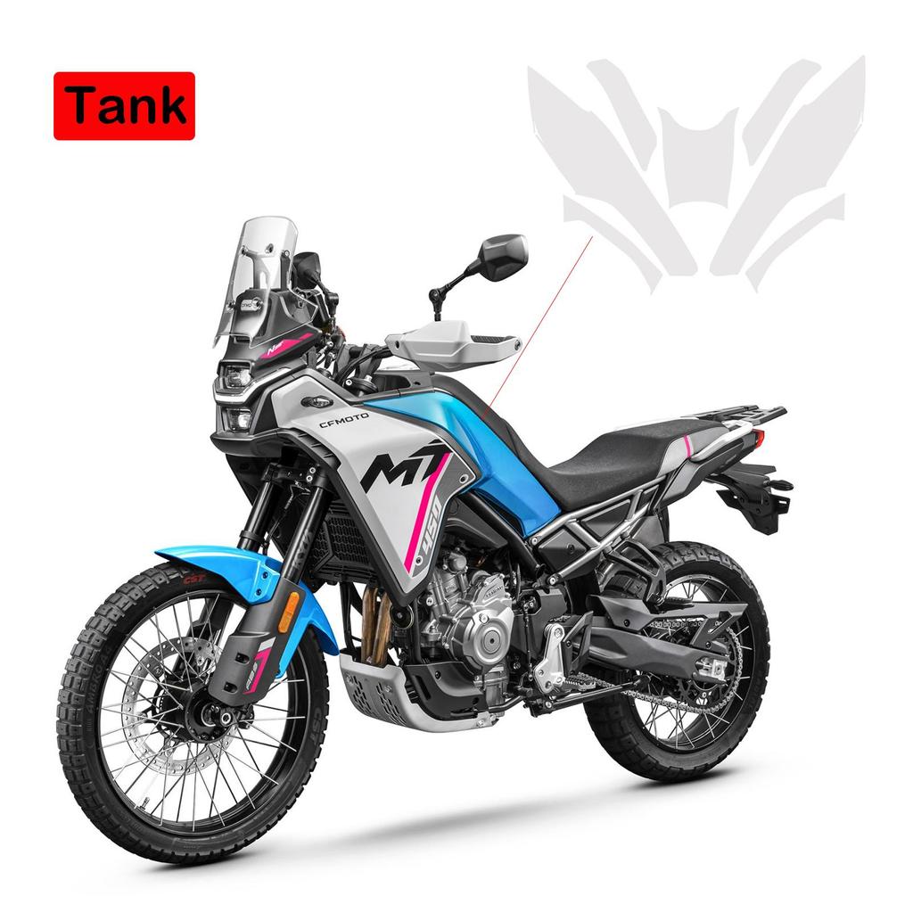 PPF For CFMOTO 450 MT Paint Protection Film Fairing TPU Protection 450MT 2024