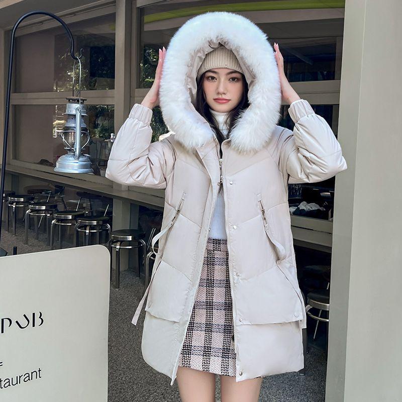 Women's Thickened Cotton Padded Jacket for Winter Outwear Coat