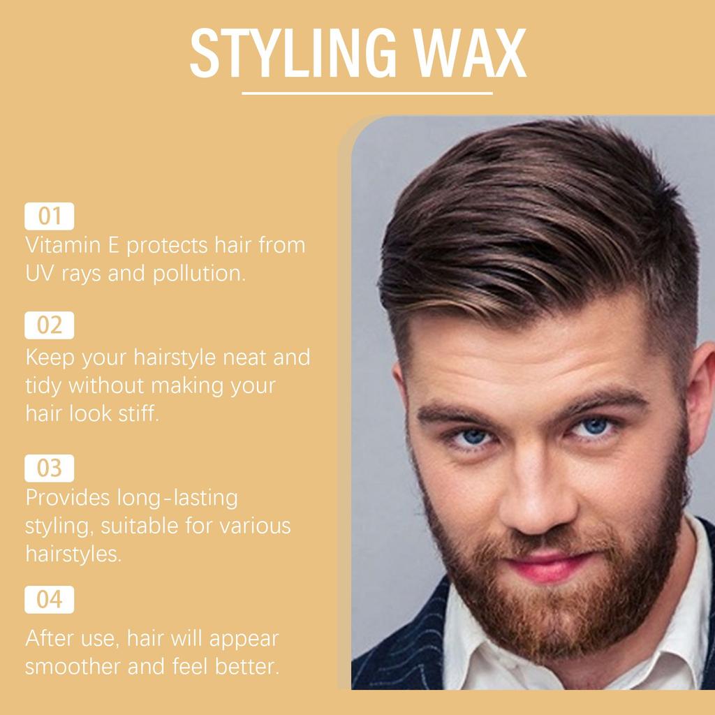 Styling Wax,Hair Wax,Portable Hair Wax,smoothing And Frizzy Hair, Long-lasting Styling, Portable Styling Wax Stick