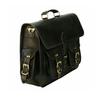 Leder Ziege Laptop Messenger Männer Aktentasche Schulter Vintage Schwarz Neu Echt. Mit Kombi-Tagebuch aus Leder