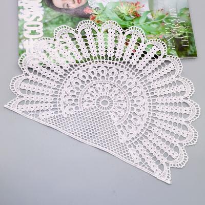 New Milk Silk White Semi-Round Clothing Waist Decoration Lace Accessories Diy Handmade Accessories