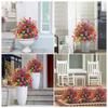 Artificial Flowers Simulated Flower Daisies with Eucalyptus Leaves, for Home Outdoor Garden Decoration Spring Summer Patio Decor