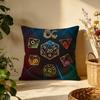 Popular DDungeons  Dragonsied Cushion Cover Versatile DoubleSided Pillow Case Fit for Sofa Bed Car  Daily Decor