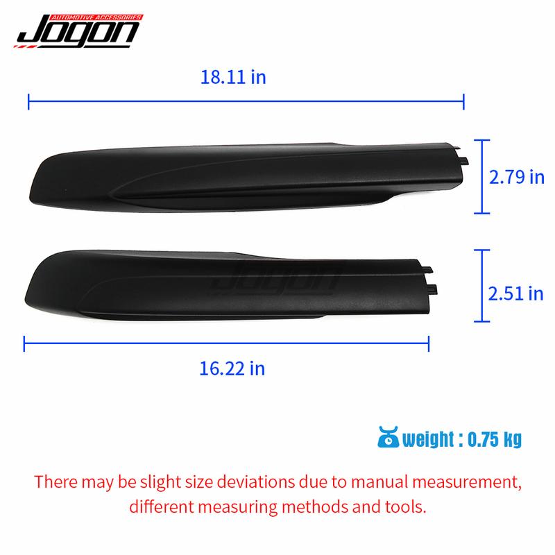 Náhradní 4 ks/sada Pro Toyota Sienna 2011 2012- Černý Střešní nosič Bar Kolejnice Koncovka Kryt Lišta Auto Příslušenství Ochrana