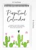 Inkdotpot Cactus Perpetual Calendar, Important Dates to Remember- 6x9 Monthly and Daily  Journal for Special Days
