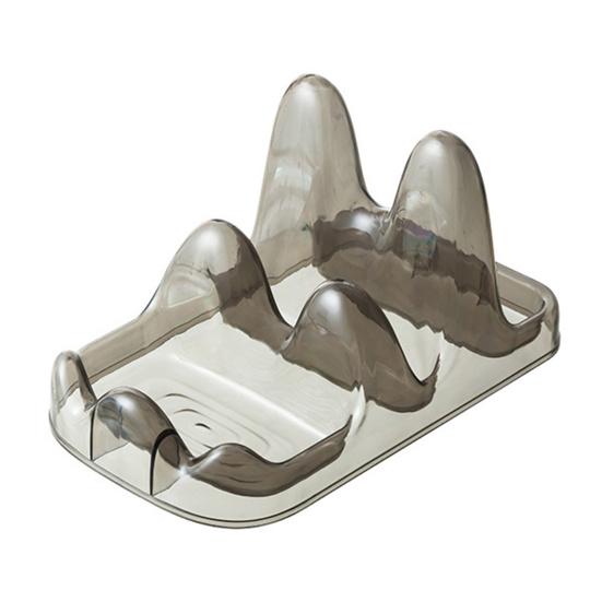 Pot Lid and Spatula Holder U-shaped Slot Multipurpose Countertop Spoon Fork Spatula Rack Kitchen Storage Holder