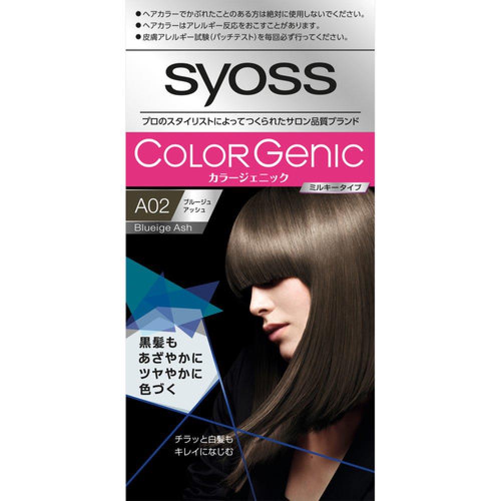 

Краска для волос Sios Color Genic Milky A02 Синий Пепел 1