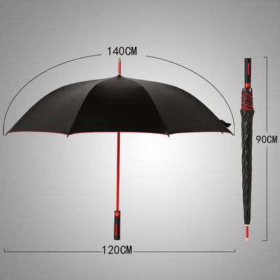 Schirm Golfschirm Farbe Faser Schirmknochen Langgriffschirm Groß Doppel Vinyl Sonnenschirm