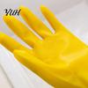 Long Cuff Waterproof Gloves for Cleaning 2PCS Household Gloves, Reusable PVC Thickened Work Extended Daily Use Wristband Multi Purpose Dishwashing And