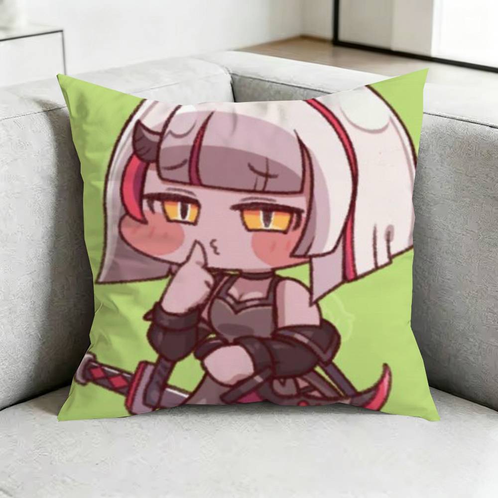 Trickcal CChibi Go Game Square DoubleSided printed Pillow Case Bedroom Bedside Pillow Sofa Cushion Cover Gift