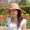Elegant French Retro Straw Sun Hat for Women - Breathable, Wide Brimmed Beach Cap with Bowknot Design Outdoor Accessories|Elegant French Style