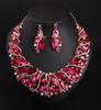 Set di Collana e Orecchini in Cristallo Europeo e Americano per Spose e Banchetti - Accessori Gioielli da Donna