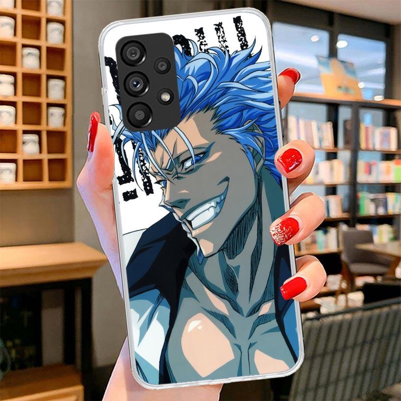 Grimmjow 6 Bleach Phone Case For Samsung Galaxy A12 A22 A32 A52 A72 A02S Phone Case Note 20 Ultra 10 S10 Plus A51 A71 A50S A20S