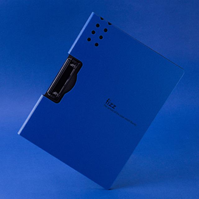 Fizz Horizontal A4 Folder 7colors Matte Texture Folder Portable Pad Portable Pen Tray Office Metting File Pocket 2 types