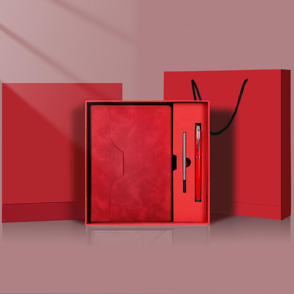 (Logo engraving possible) A5 leather student notebook, diary, work notebook, business meeting record book, subject notes, handbook