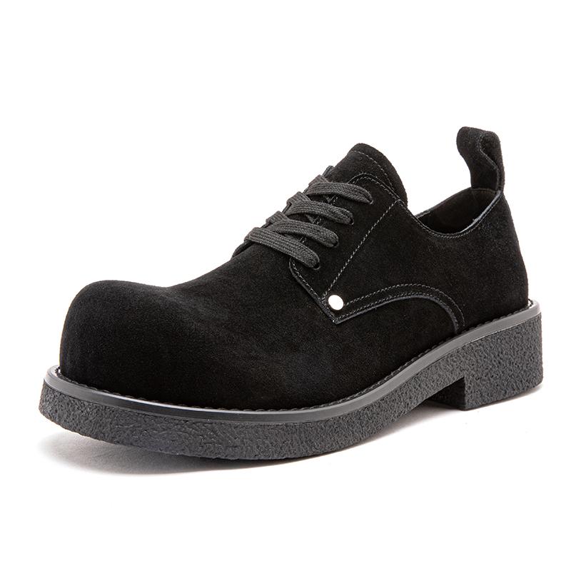 Fashion British Style Men Genuine Leather Casual Shoes Classic Outdoor Antiskid Oxford Dress Shoes Handmade Designer Business Flat Shoes