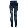 Women's Stretchy Skinny Print Jeggings Lmitation Jeans Seamless Ninth Pants