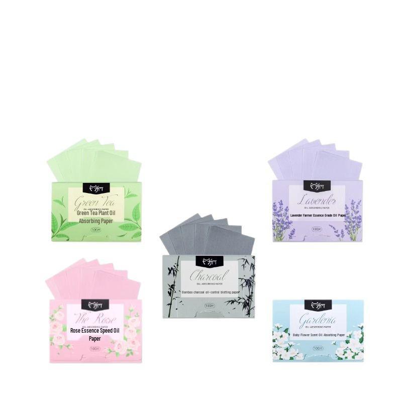 Pengyoui Oil Control Blotting Papers - 300 Sheets for Men & Women, Portable Absorbent Facial Tissues for Spring & Summer.