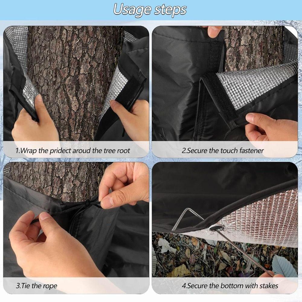 3-Layer Winter Freeze Cover Thick Bubble Roll Tree Insulation Wrap  Outdoor