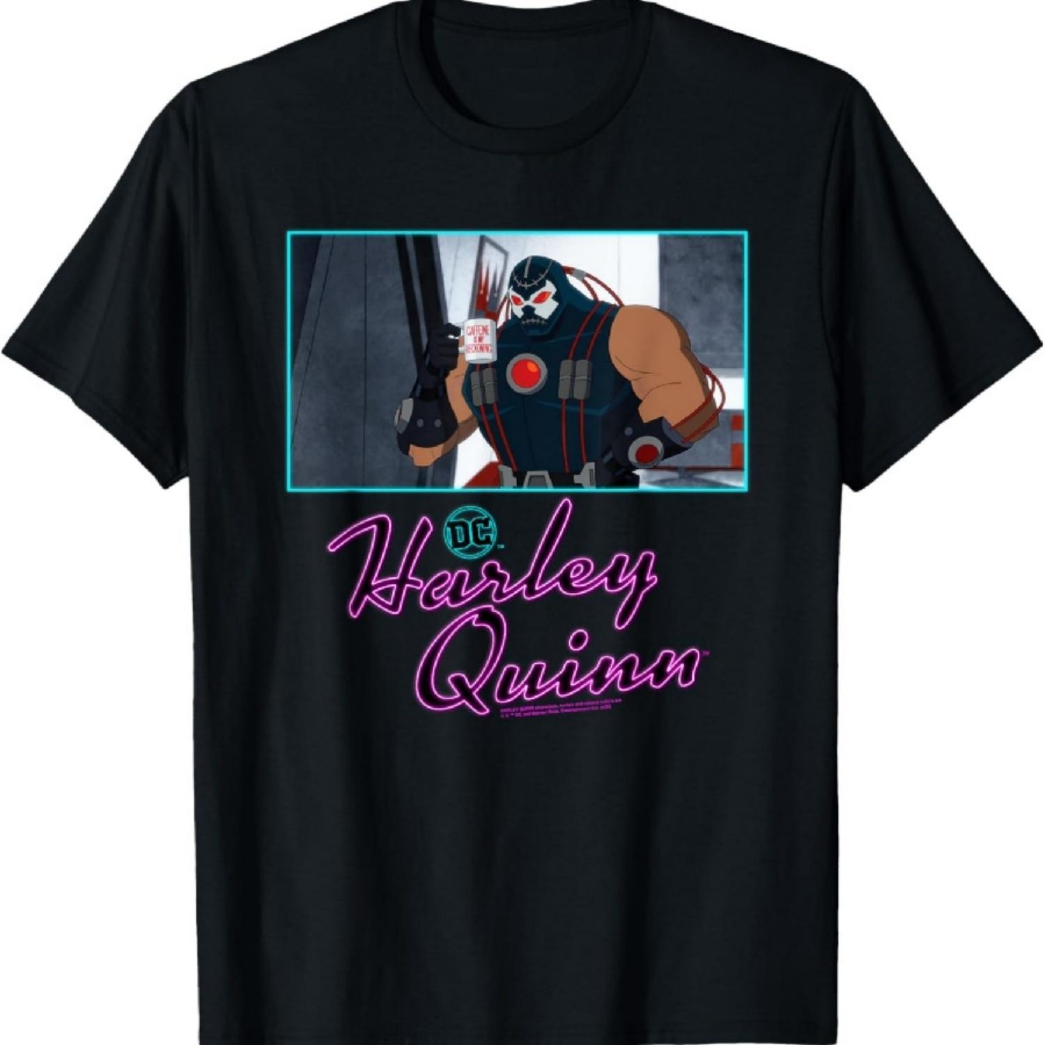 

Harley Quinn Bane Caffeine Is My Reckoning T-Shirt S різнокольоровий
