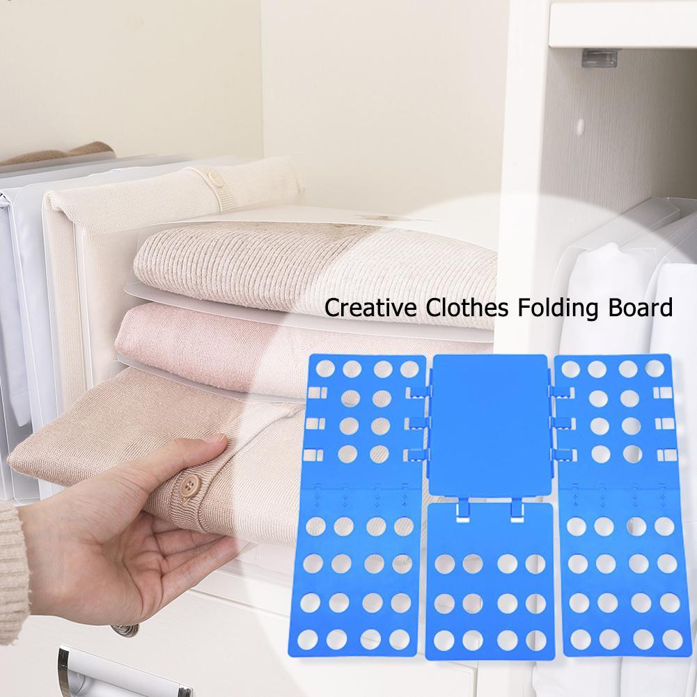 Adult Kids Quick Fold Clothes Folding Board Plastic Clothing Folder Bender Quick Clothes Folding Board for Laundry Room Home