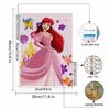 DIY Diamond Painting The Princess and The Fish Cross Stitch Kit Mosaic Art Diamond Painting Full Circle Diamond Home Decoration