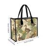 Vintage Duck Printed Casual Tote Bag Fashion Portable Daily Use Shoulder Bag for Outdoor Shopping