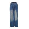 Pantaloni da donna in denim classici versatili a vita alta alla moda