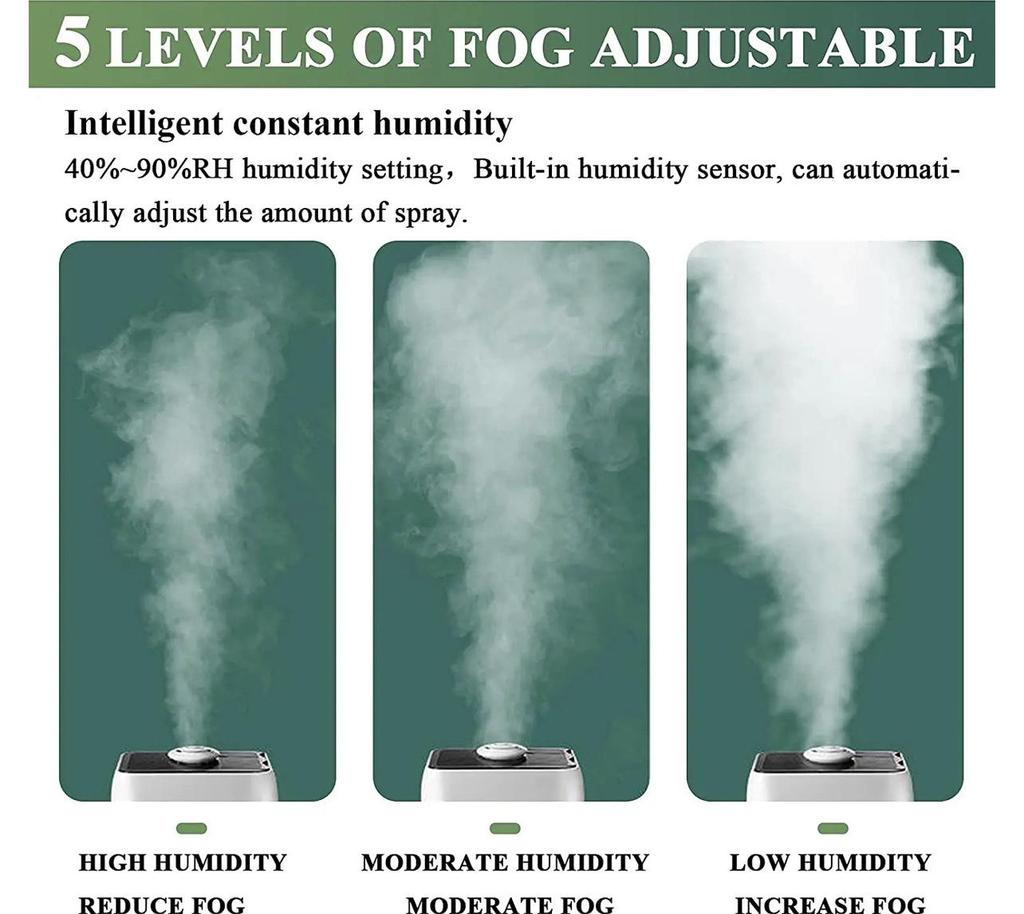 23.8-Liter Ultrasonic Industrial Humidifier - Large Capacity & Mist, CE Certified (English Version)