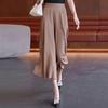Women High Waist Wide Leg Cropped Pants Elegant Flowy Casual Office Trousers