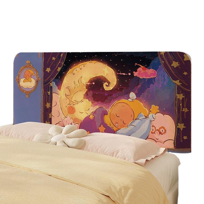 Children's Cartoon All-Season Elastic Headboard Cover