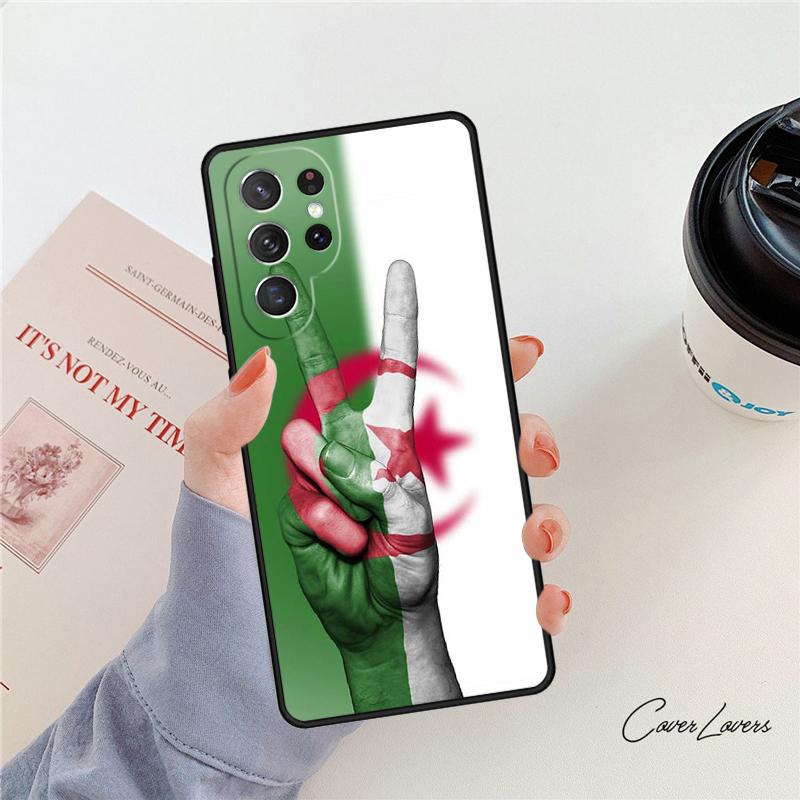 Algeria Flag phone case For Samsung Galaxy S24 S25 S23 S22 Ultra Note 10 20 Plus S20 S21 FE Cover
