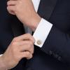 6pcs Rhinestone Button Covers Cufflinks Women Shirt Button Fashion Luxulry Crystal Alloy Copper Shirt Button Clips Buttons